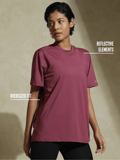 Tulip wood colored oversized t-shirt